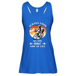 Always Look On The Bike Side Of Life Bicycle Cyclist Ladies Essential Flowy Tank