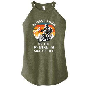 Always Look On The Bike Side Of Life Bicycle Cyclist Women's Perfect Tri Rocker Tank