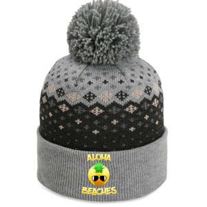 Aloha Beaches The Baniff Cuffed Pom Beanie