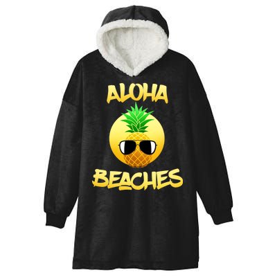 Aloha Beaches Hooded Wearable Blanket