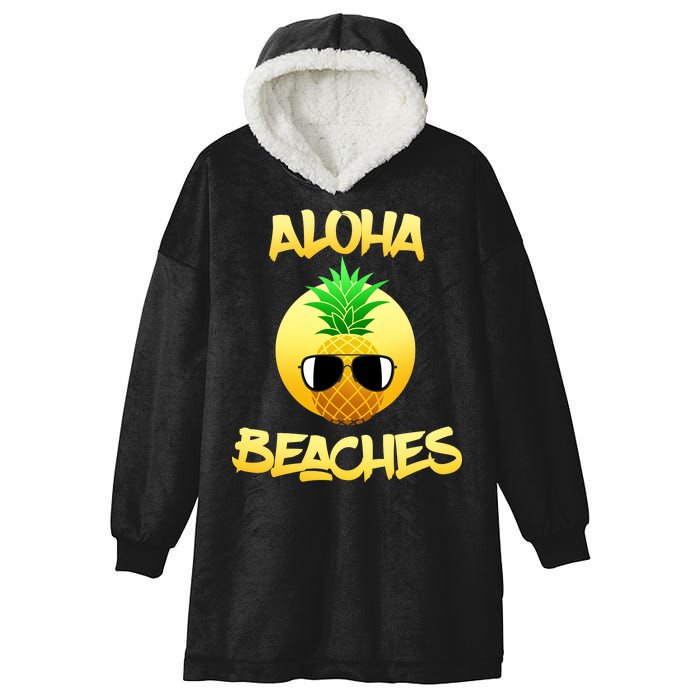 Aloha Beaches Hooded Wearable Blanket