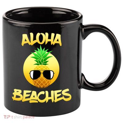 Aloha Beaches 11oz C Handle Ceramic Mug