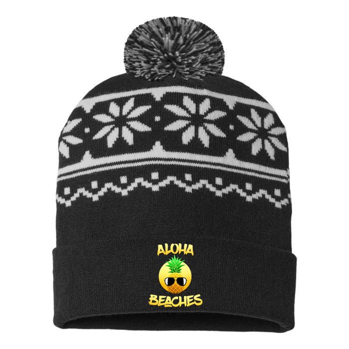 Aloha Beaches USA-Made Snowflake Beanie