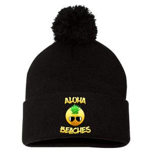 Aloha Beaches Pom Pom 12in Knit Beanie