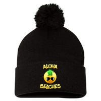 Aloha Beaches Pom Pom 12in Knit Beanie