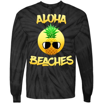 Aloha Beaches Tie-Dye Long Sleeve Shirt