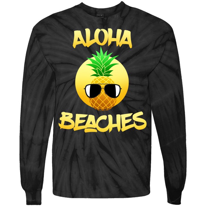 Aloha Beaches Tie-Dye Long Sleeve Shirt