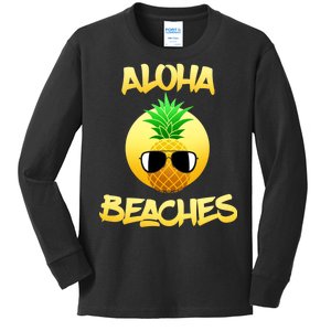 Aloha Beaches Kids Long Sleeve Shirt