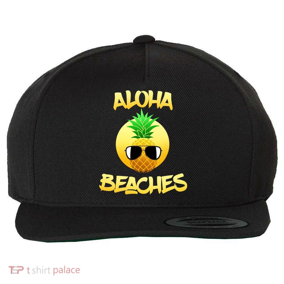 Aloha Beaches Wool Snapback Cap