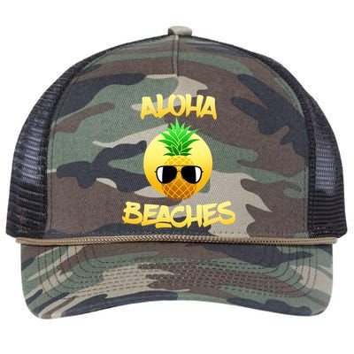 Aloha Beaches Retro Rope Trucker Hat Cap