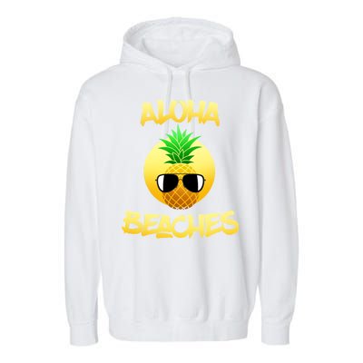 Aloha Beaches Garment-Dyed Fleece Hoodie