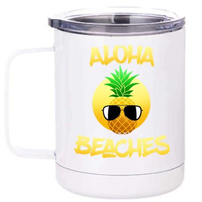 Aloha Beaches 12 oz Stainless Steel Tumbler Cup