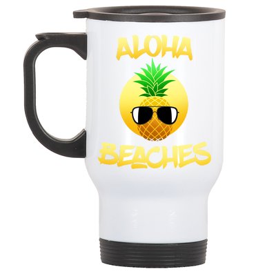 Aloha Beaches Stainless Steel Travel Mug