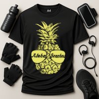 Aloha Beaches Pineapple  Cooling Performance Crew T-Shirt