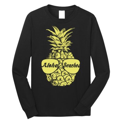 Aloha Beaches Pineapple  Long Sleeve Shirt