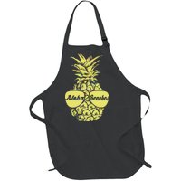 Aloha Beaches Pineapple  Full-Length Apron With Pockets