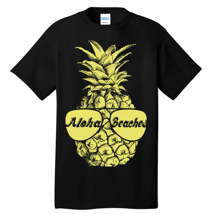 Aloha Beaches Pineapple  Tall T-Shirt