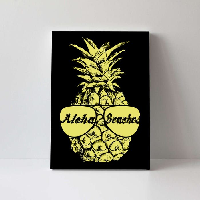 Aloha Beaches Pineapple  Canvas