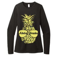 Aloha Beaches Pineapple  Womens CVC Long Sleeve Shirt