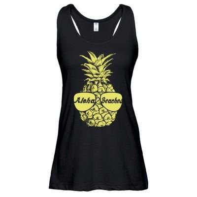 Aloha Beaches Pineapple  Ladies Essential Flowy Tank