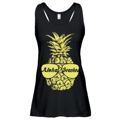 Aloha Beaches Pineapple  Ladies Essential Flowy Tank