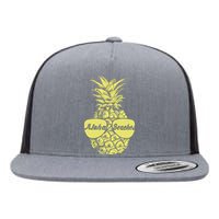 Aloha Beaches Pineapple  Flat Bill Trucker Hat