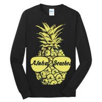 Aloha Beaches Pineapple  Tall Long Sleeve T-Shirt