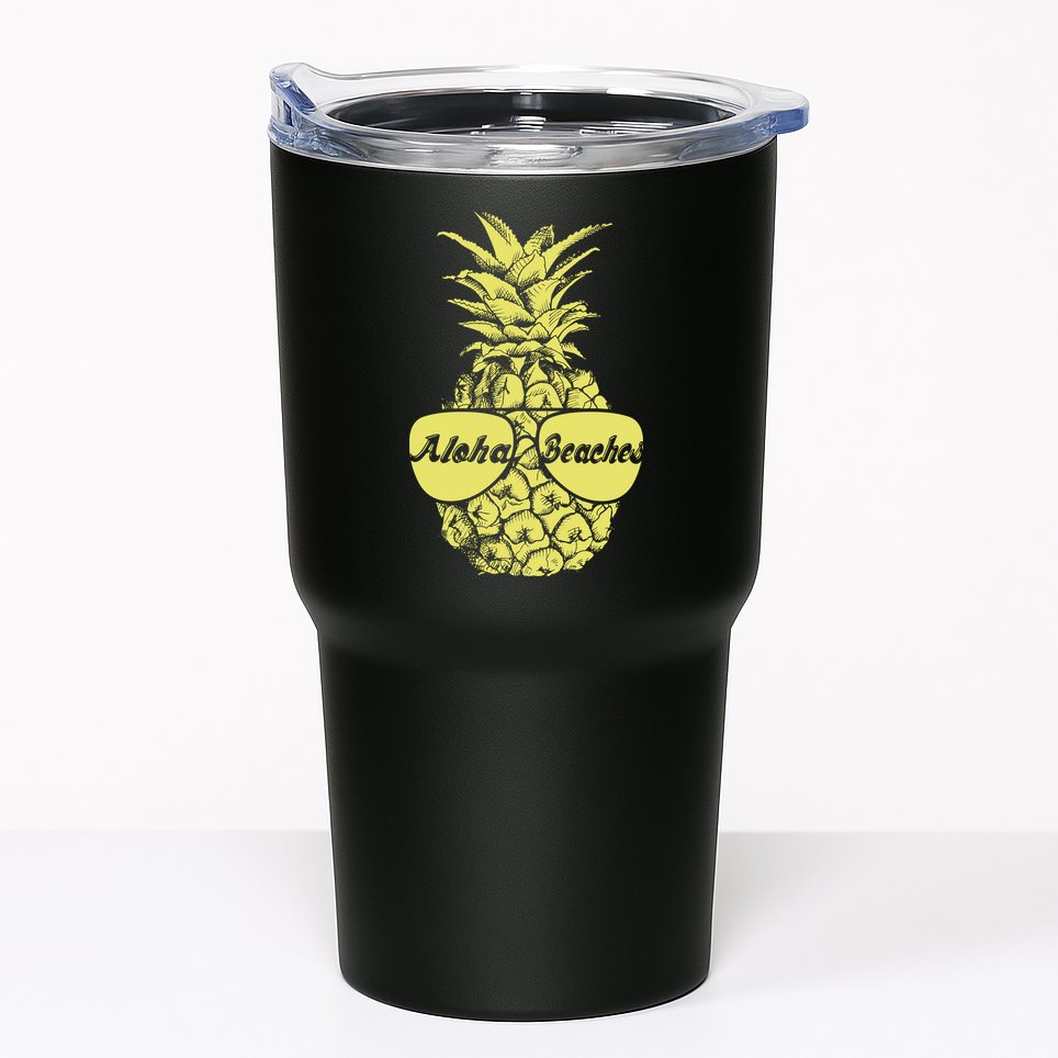 Aloha Beaches Pineapple  Tumbler
