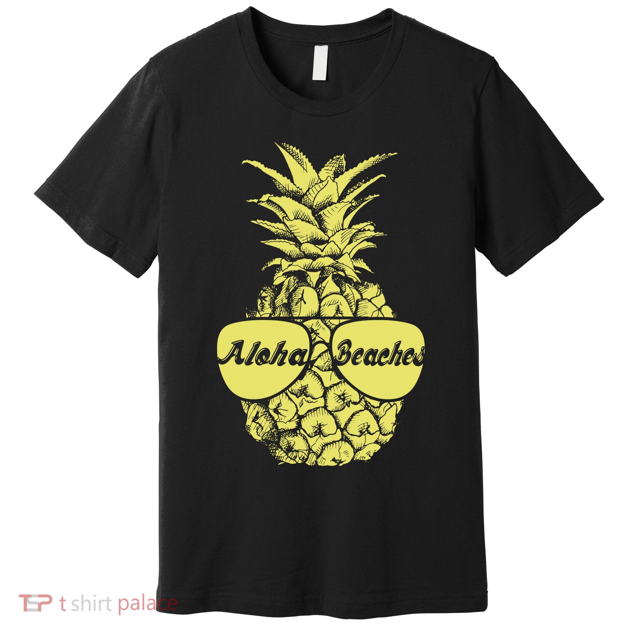 Aloha Beaches Pineapple  Premium T-Shirt