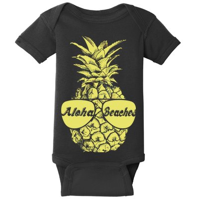 Aloha Beaches Pineapple  Baby Bodysuit