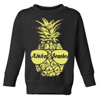 Aloha Beaches Pineapple  Toddler Sweatshirt