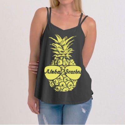 Aloha Beaches Pineapple  Women's Strappy Tank