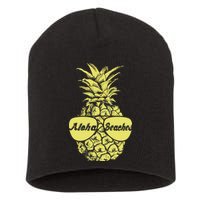 Aloha Beaches Pineapple  Short Acrylic Beanie