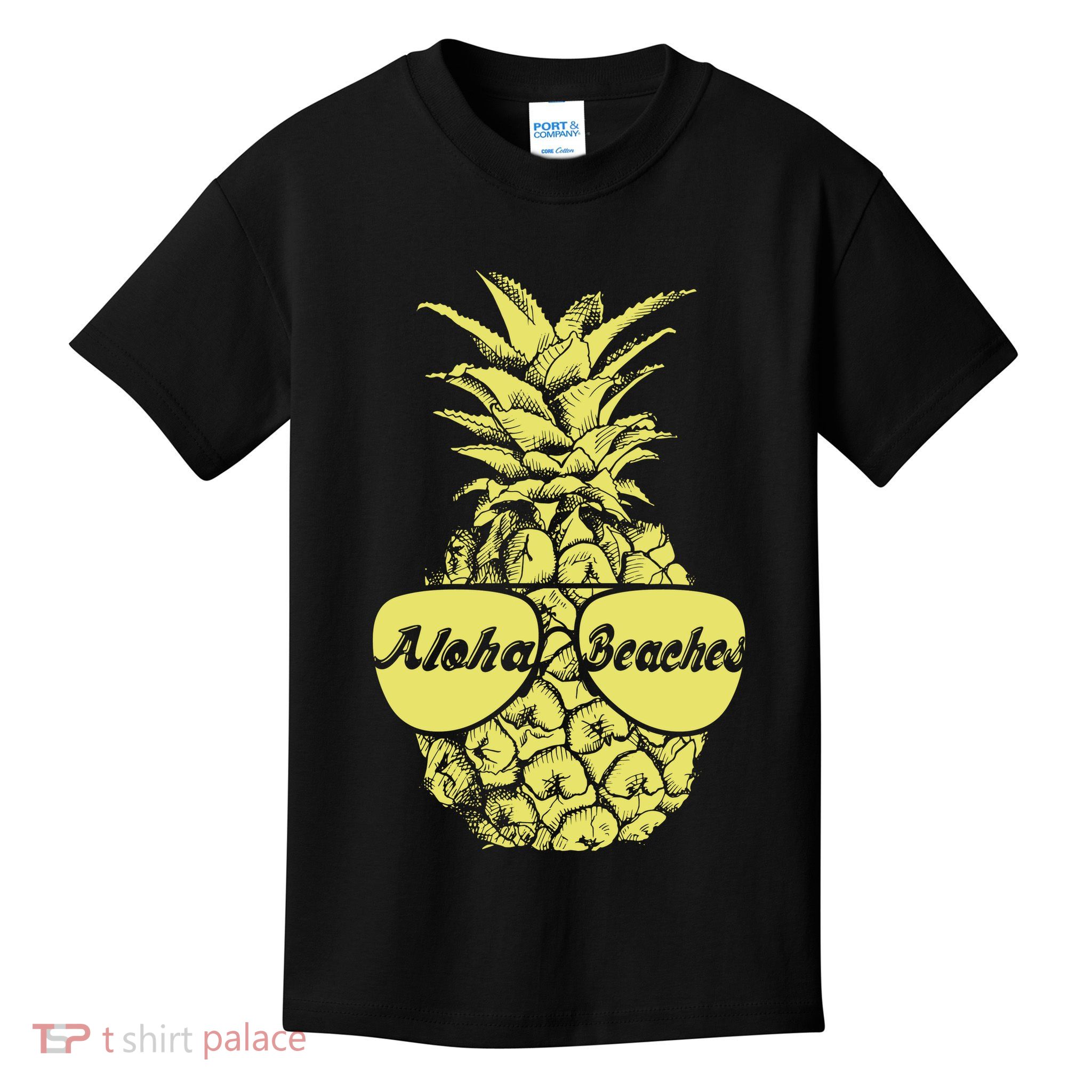 Aloha Beaches Pineapple  Kids T-Shirt
