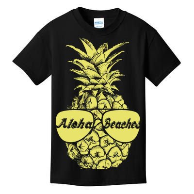 Aloha Beaches Pineapple  Kids T-Shirt