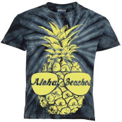 Aloha Beaches Pineapple  Kids Tie-Dye T-Shirt