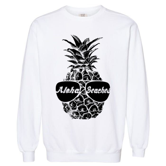 Aloha Beaches Pineapple  Garment-Dyed Sweatshirt
