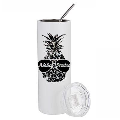 Aloha Beaches Pineapple  Stainless Steel Tumbler