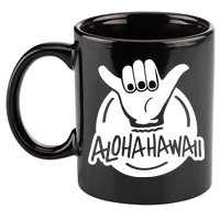 Aloha Hawaii Hand 11oz C Handle Ceramic Mug