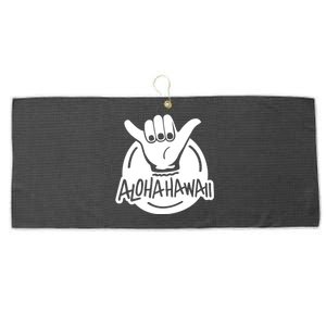 Aloha Hawaii Hand Large Microfiber Waffle Golf Towel