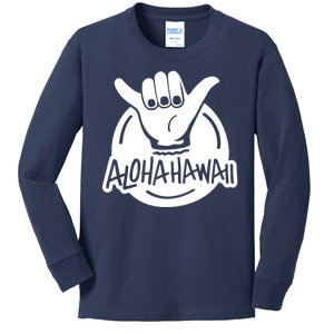 Aloha Hawaii Hand Kids Long Sleeve Shirt