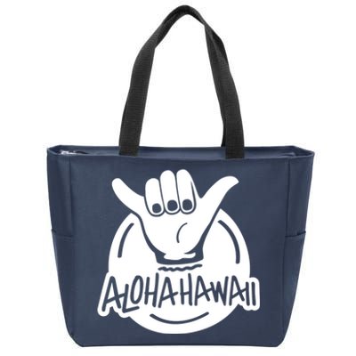 Aloha Hawaii Hand Zip Tote Bag