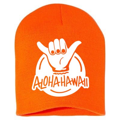 Aloha Hawaii Hand Short Acrylic Beanie