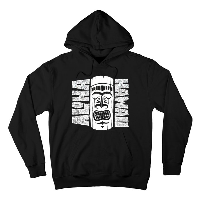 Aloha Hawaii Tiki Statue Hoodie