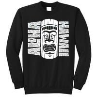 Aloha Hawaii Tiki Statue Sweatshirt