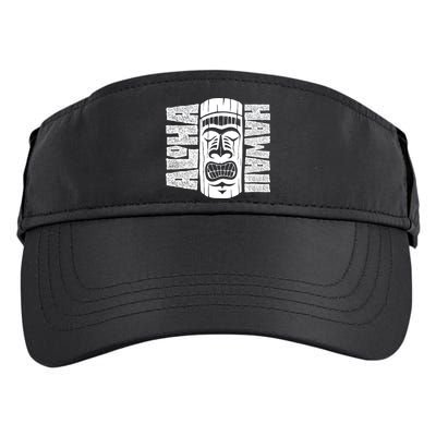 Aloha Hawaii Tiki Statue Adult Drive Performance Visor
