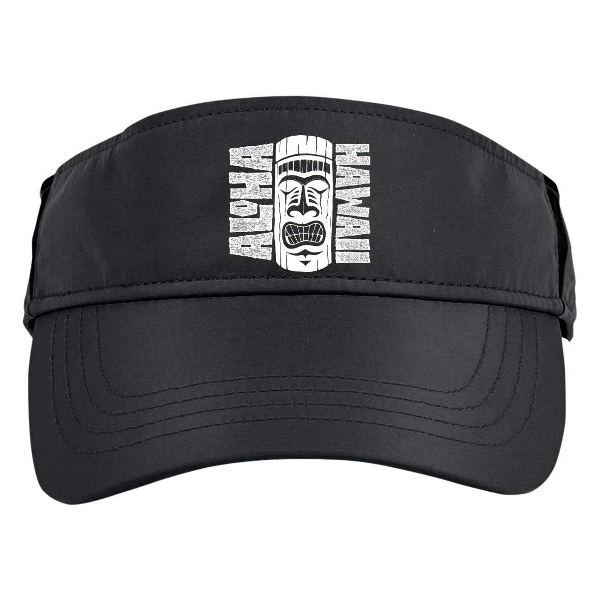 Aloha Hawaii Tiki Statue Adult Drive Performance Visor