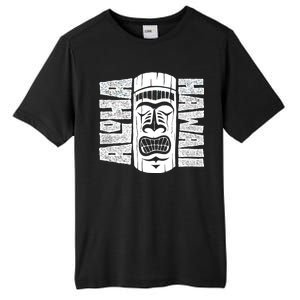 Aloha Hawaii Tiki Statue Tall Fusion ChromaSoft Performance T-Shirt