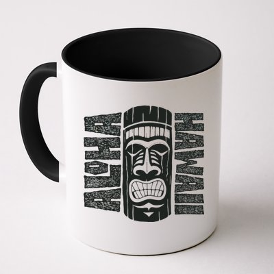 Aloha Hawaii Tiki Statue Mug