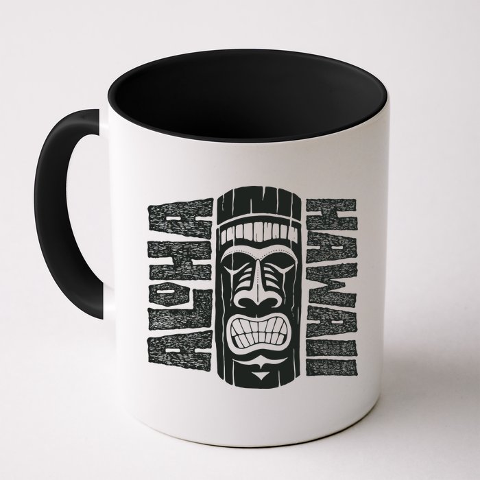Aloha Hawaii Tiki Statue Mug